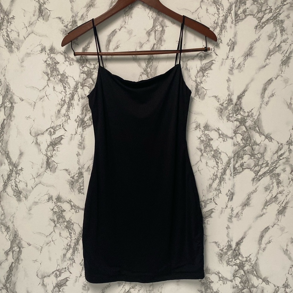 Women Mini Dress Sexy Bodycon Dress Backless Spaghetti Strap Size S - Picture 6 of 12